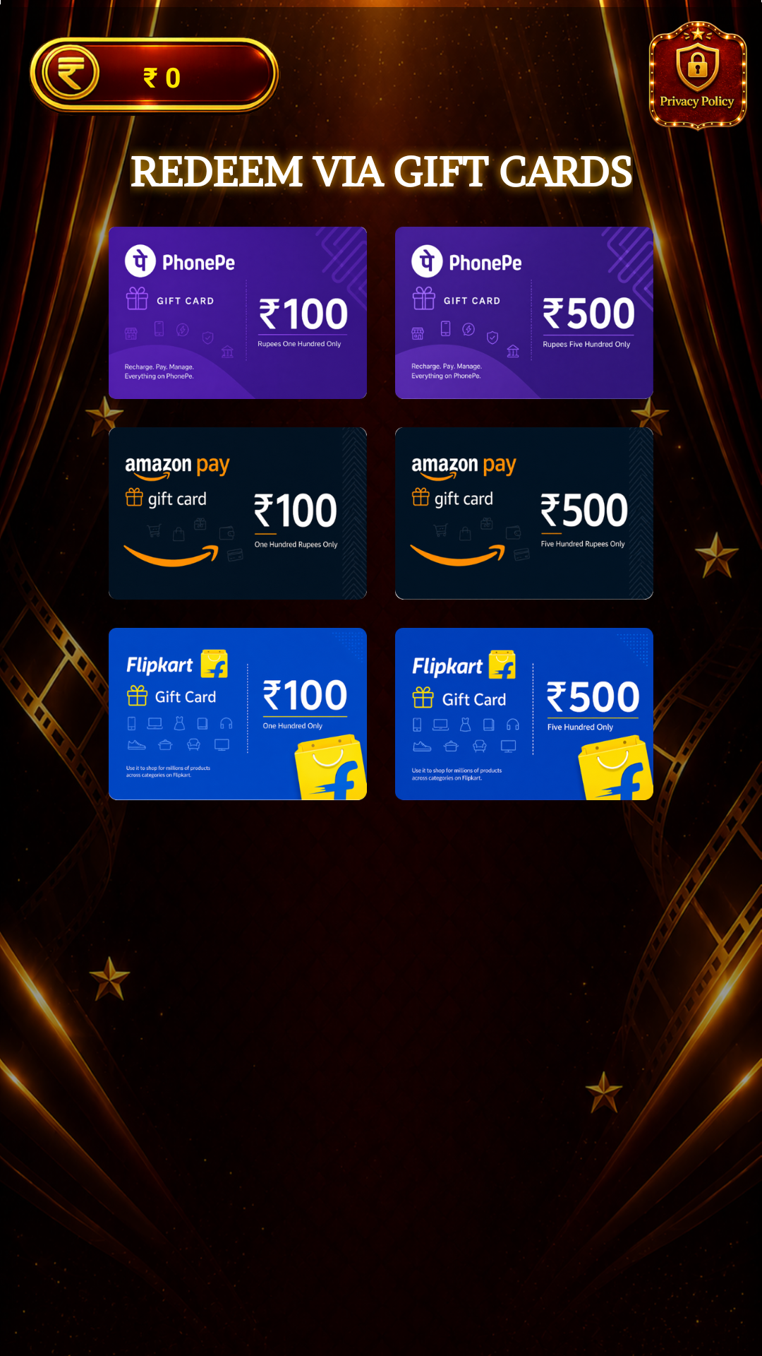 Kollywood Filmy Quiz Result Screen